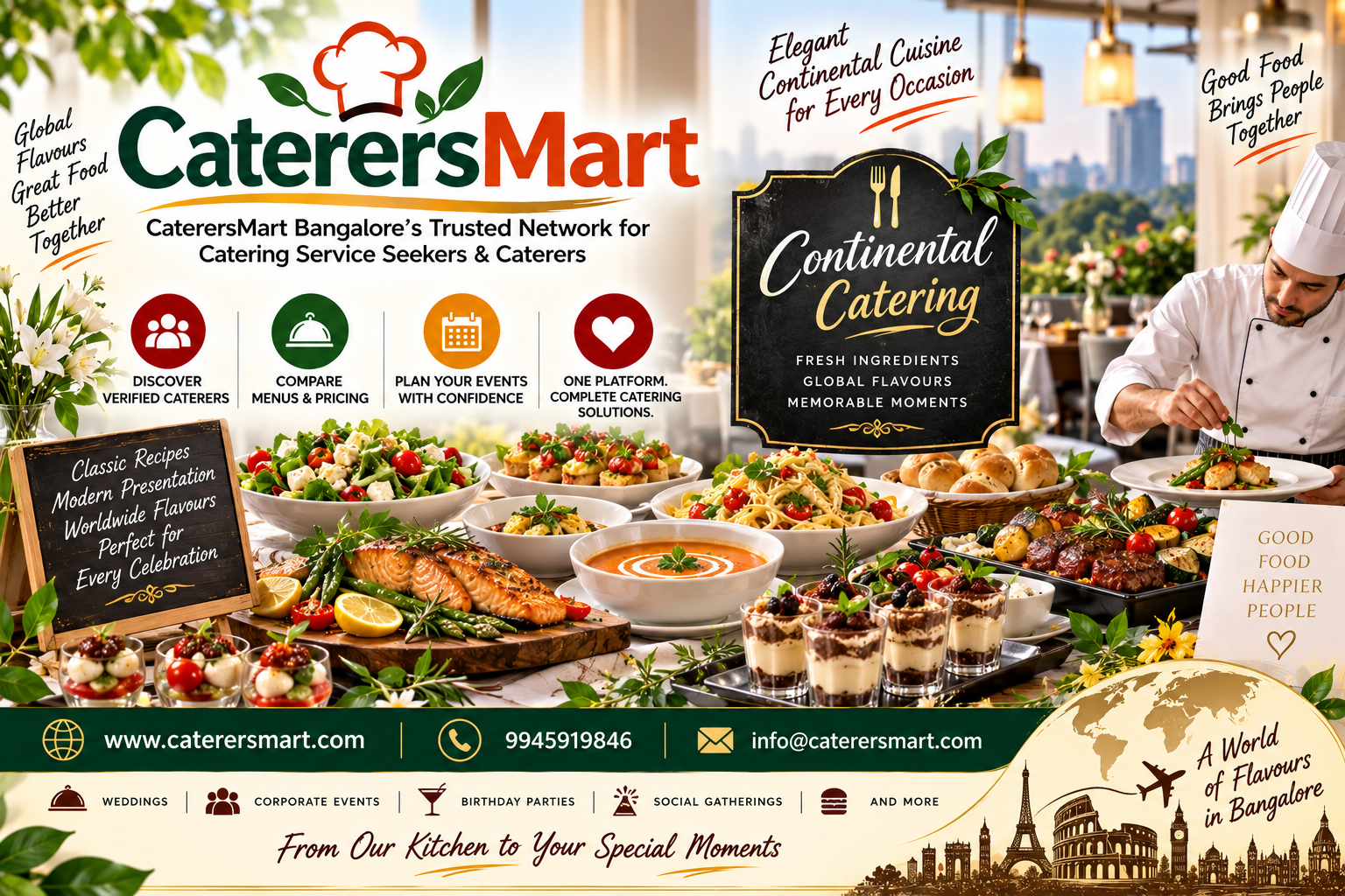 Continental Catering Services in Bangalore