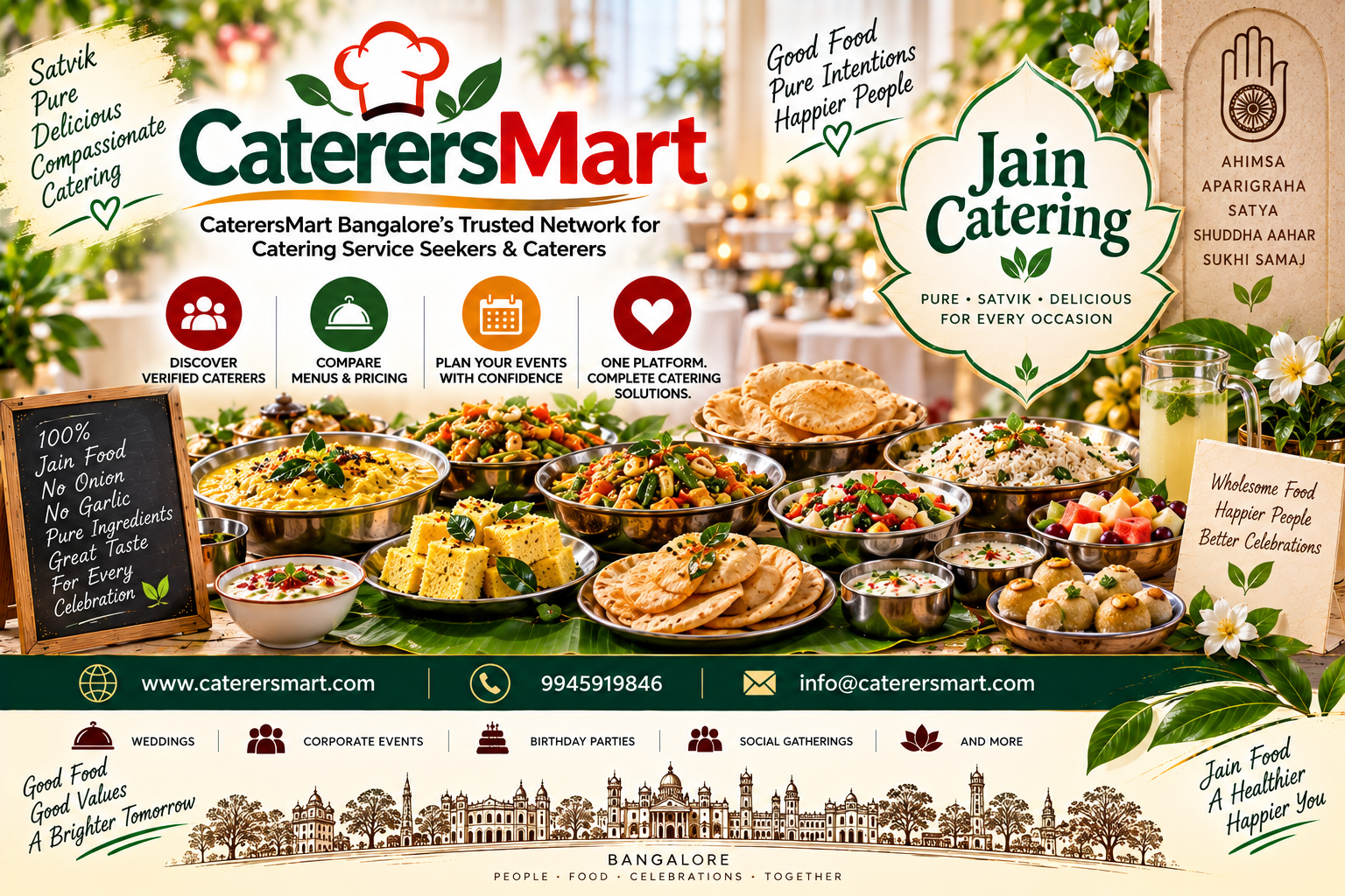 Jain Catering Services in Bangalore
